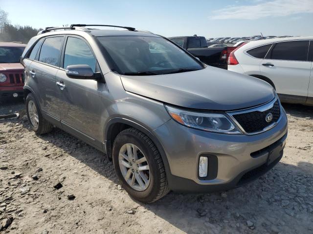 5XYKT3A66EG479398 - 2014 KIA SORENTO LX GRAY photo 4