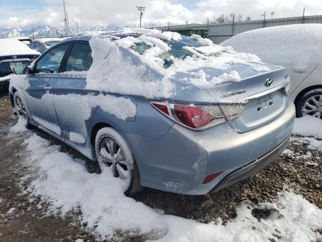 KMHEC4A47BA000303 - 2011 HYUNDAI SONATA HYBRID BLUE photo 2