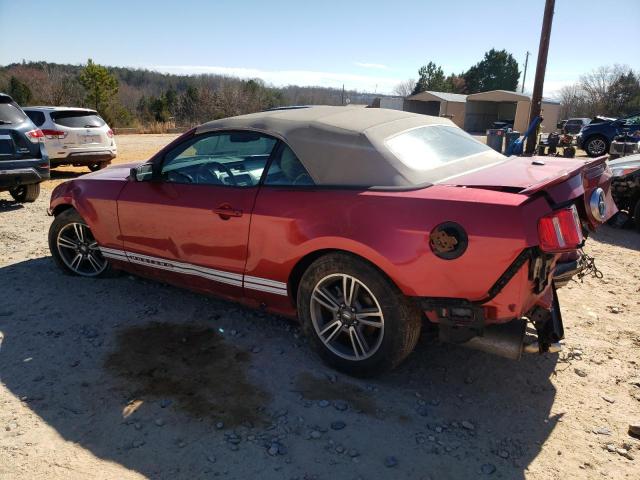 1ZVBP8EM3B5111112 - 2011 FORD MUSTANG RED photo 2