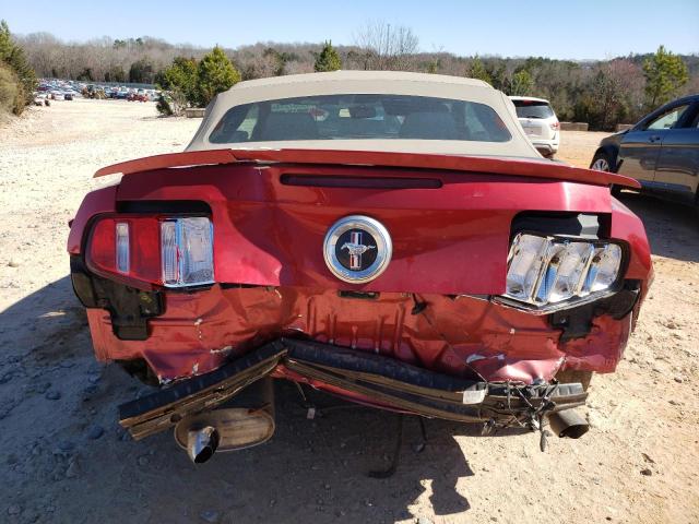 1ZVBP8EM3B5111112 - 2011 FORD MUSTANG RED photo 6