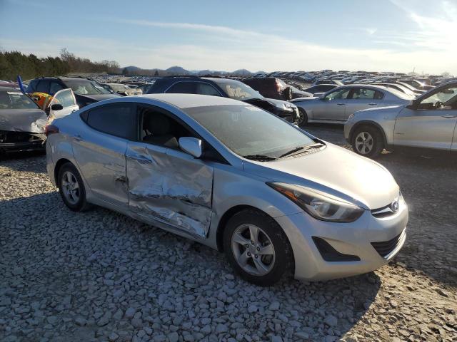 5NPDH4AE4FH550924 - 2015 HYUNDAI ELANTRA SE SILVER photo 4