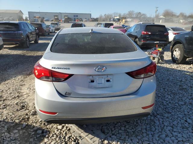 5NPDH4AE4FH550924 - 2015 HYUNDAI ELANTRA SE SILVER photo 6