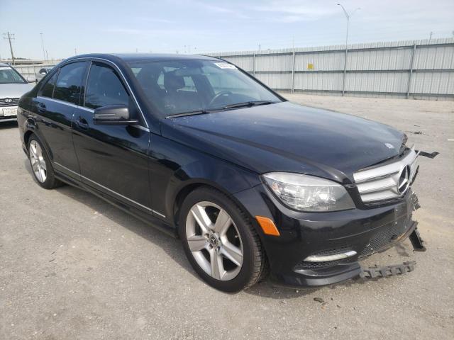 WDDGF5EB7BR171594 - 2011 MERCEDES-BENZ C 300 BLACK photo 4