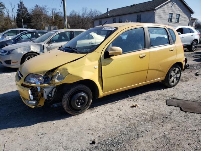 KL1TD66608B115995 - 2008 CHEVROLET AVEO BASE YELLOW photo 1