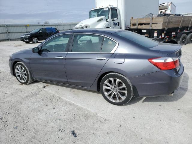 1HGCR2E57DA169923 - 2013 HONDA ACCORD SPORT GRAY photo 2