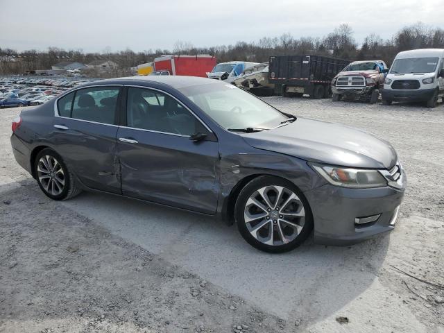 1HGCR2E57DA169923 - 2013 HONDA ACCORD SPORT GRAY photo 4