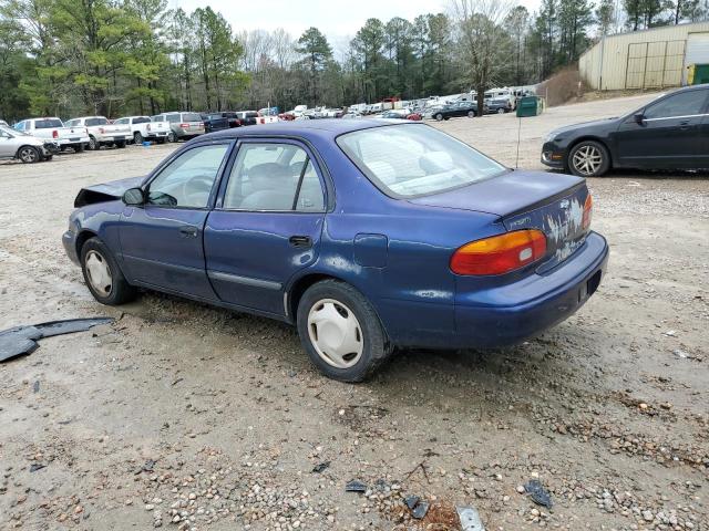1Y1SK5289WZ421539 - 1998 CHEVROLET GEO PRIZM BASE BLUE photo 2