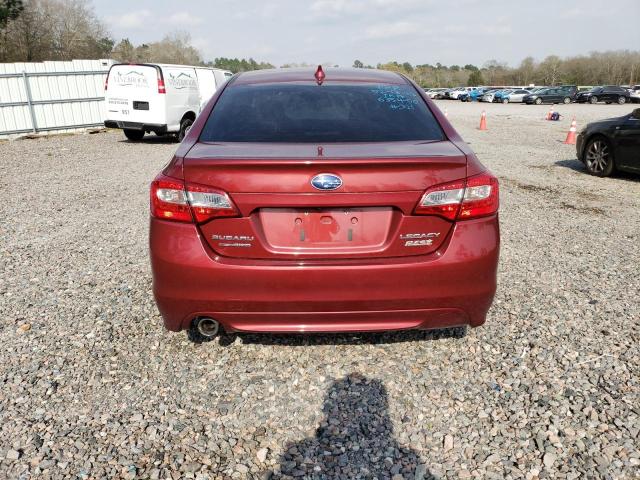 4S3BNAR6XH3059543 - 2017 SUBARU LEGACY SPORT RED photo 6