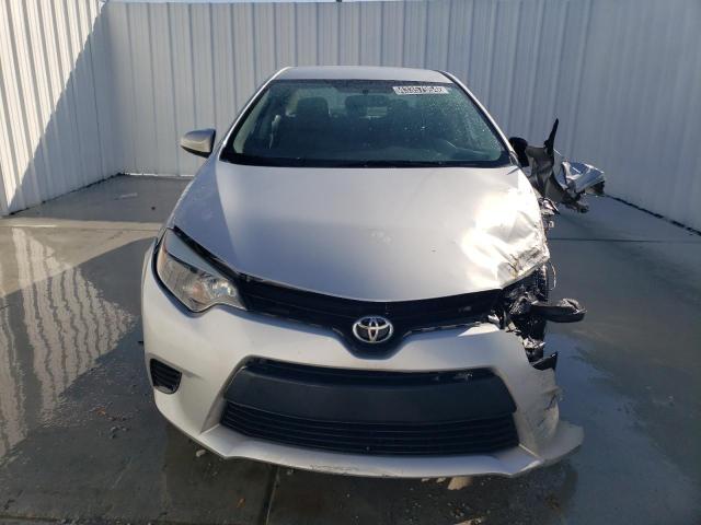 5YFBURHE3EP065780 - 2014 TOYOTA COROLLA L SILVER photo 5