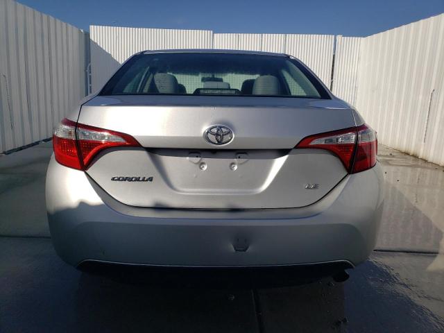 5YFBURHE3EP065780 - 2014 TOYOTA COROLLA L SILVER photo 6