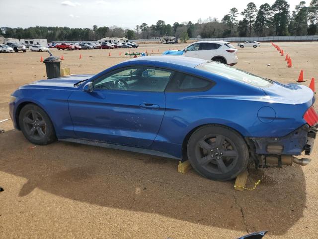 1FA6P8AM3H5209744 - 2017 FORD MUSTANG BLUE photo 2