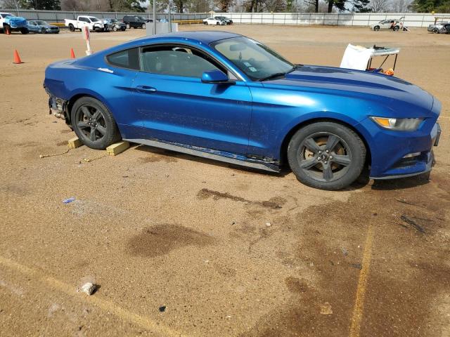 1FA6P8AM3H5209744 - 2017 FORD MUSTANG BLUE photo 4