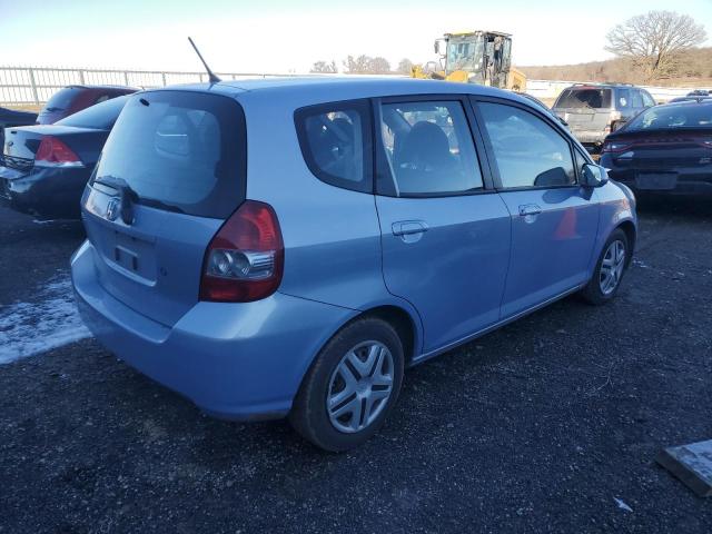 JHMGD38488S033919 - 2008 HONDA FIT BLUE photo 3