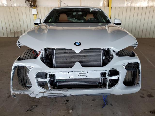 5UXCY8C09N9L20077 - 2022 BMW X6 M50I WHITE photo 5