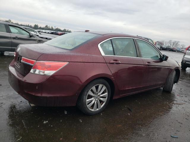 1HGCP2F84BA096392 - 2011 HONDA ACCORD EXL MAROON photo 3