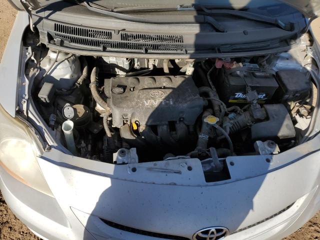 JTDBT923781264303 - 2008 TOYOTA YARIS GRAY photo 11