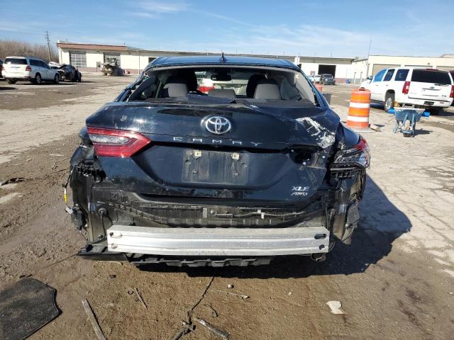 4T1F11BK2PU093419 - 2023 TOYOTA CAMRY XLE BLACK photo 6