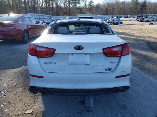 5XXGM4A72FG502408 - 2015 KIA OPTIMA LX WHITE photo 6