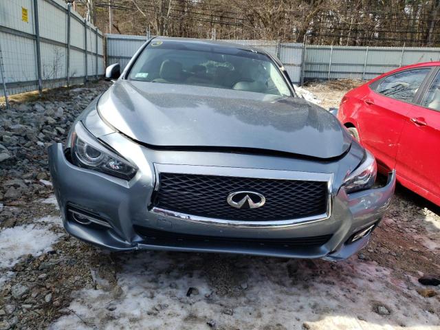 JN1BV7AP5FM334575 - 2015 INFINITI Q50 BASE BLUE photo 5