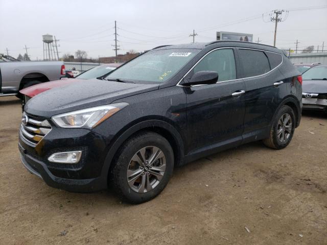 5XYZU3LB8GG334601 - 2016 HYUNDAI SANTA FE BLACK photo 1