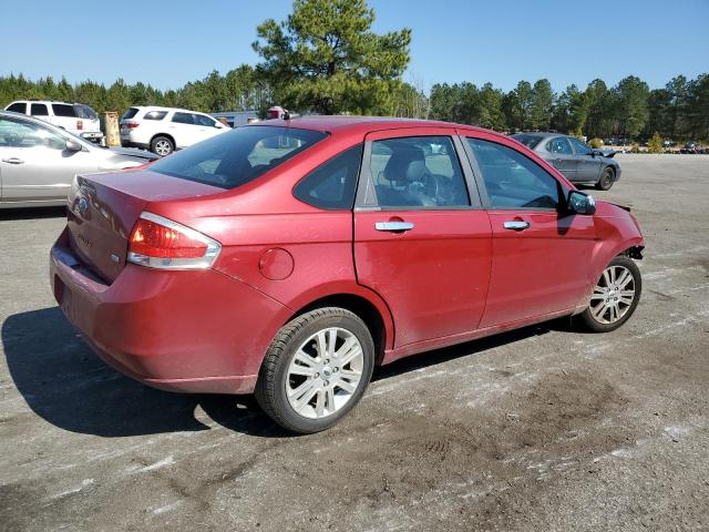 1FAHP3HN2AW211852 - 2010 FORD FOCUS SEL RED photo 3