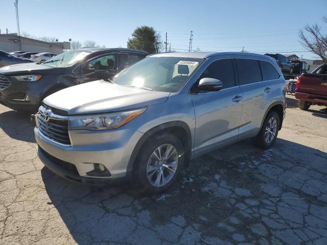 5TDJKRFH9FS214961 - 2015 TOYOTA HIGHLANDER XLE GRAY photo 1