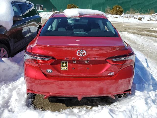 4T1G11BK9PU077772 - 2023 TOYOTA CAMRY SE NIGHT SHADE RED photo 6