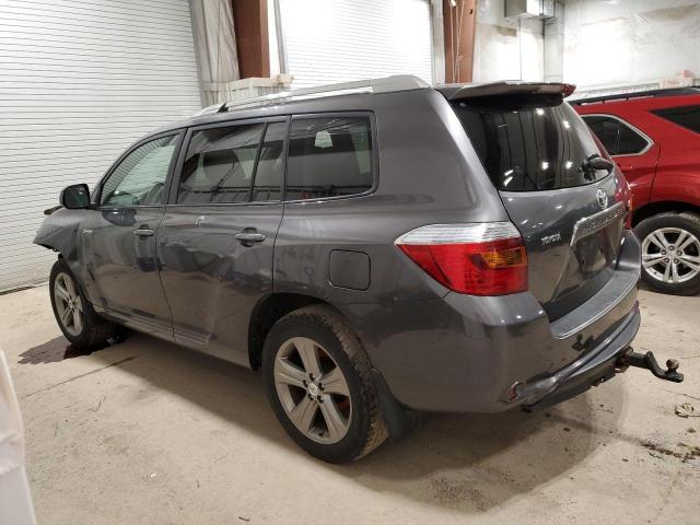 JTEES43A682073350 - 2008 TOYOTA HIGHLANDER SPORT GRAY photo 2