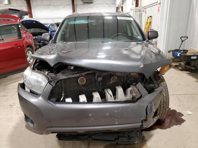 JTEES43A682073350 - 2008 TOYOTA HIGHLANDER SPORT GRAY photo 5