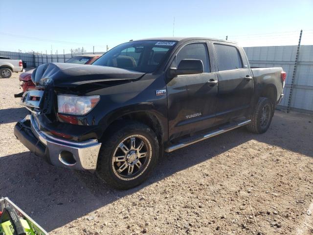 5TFEY5F12DX138275 - 2013 TOYOTA TUNDRA CREWMAX SR5 BLACK photo 1