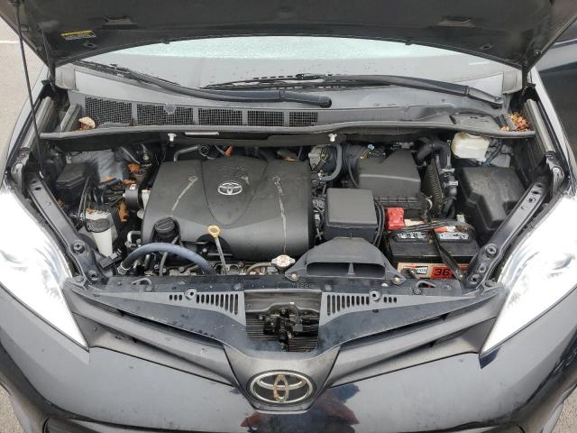 5TDZZ3DC2LS079224 - 2020 TOYOTA SIENNA L BLACK photo 12