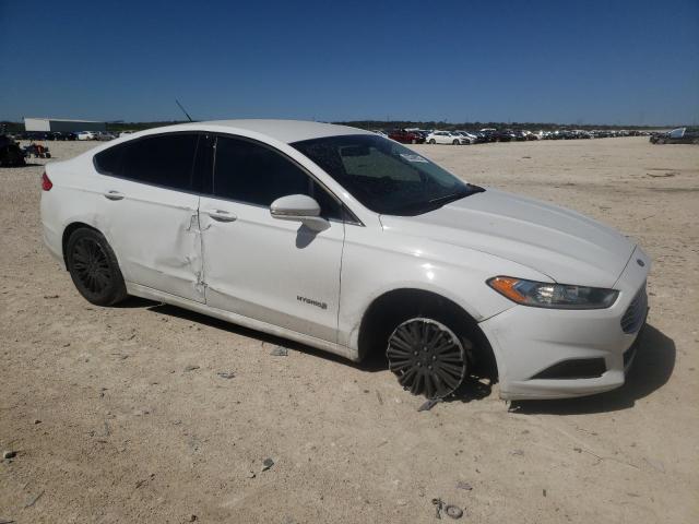 3FA6P0LUXGR261480 - 2016 FORD FUSION SE HYBRID WHITE photo 4