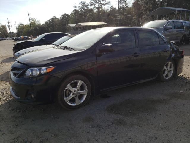 5YFBU4EE9CP030942 - 2012 TOYOTA COROLLA BASE BLACK photo 1