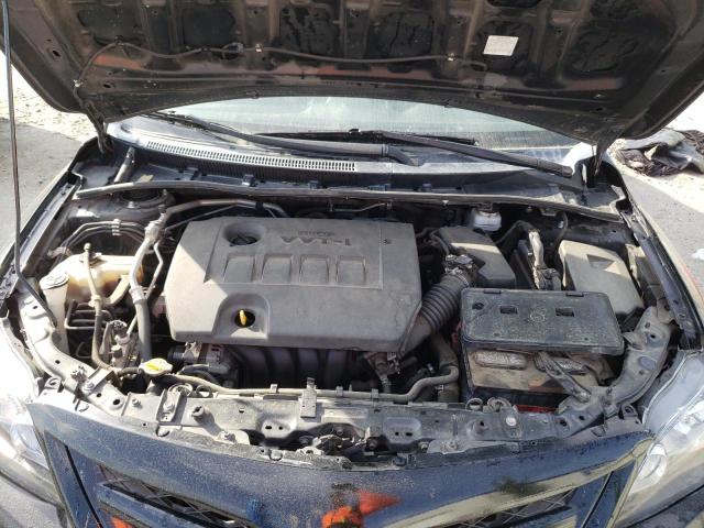 5YFBU4EE9CP030942 - 2012 TOYOTA COROLLA BASE BLACK photo 11