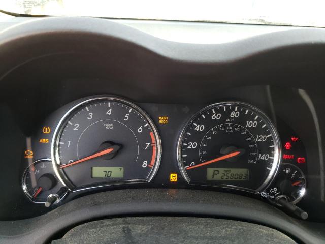 5YFBU4EE9CP030942 - 2012 TOYOTA COROLLA BASE BLACK photo 9