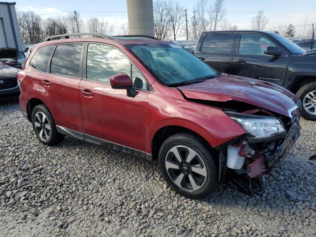 JF2SJAGC3JH541043 - 2018 SUBARU FORESTER 2.5I PREMIUM RED photo 4