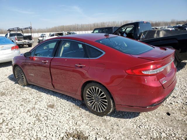 3FA6P0RU2HR262695 - 2017 FORD FUSION TITANIUM HEV BURGUNDY photo 2