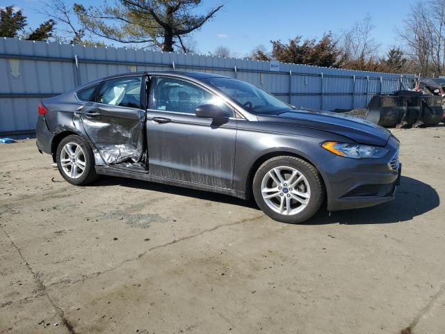 3FA6P0HD1JR237519 - 2018 FORD FUSION SE GRAY photo 4