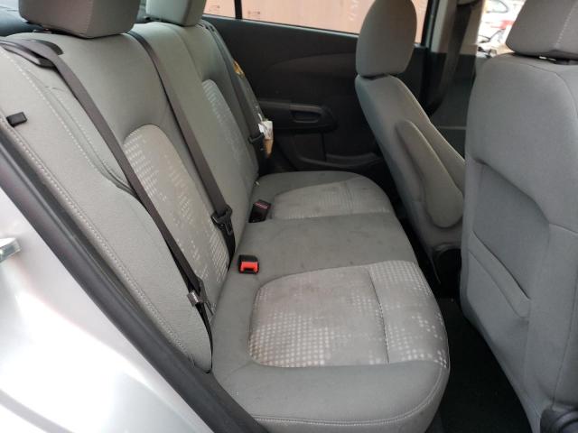 1G1JB5SH7H4110555 - 2017 CHEVROLET SONIC LS SILVER photo 10