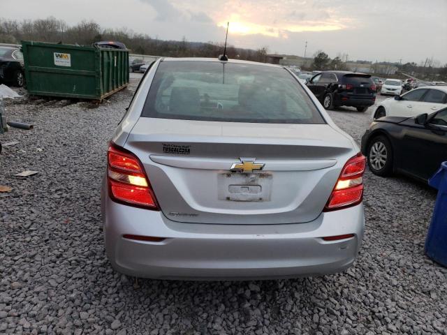 1G1JB5SH7H4110555 - 2017 CHEVROLET SONIC LS SILVER photo 6