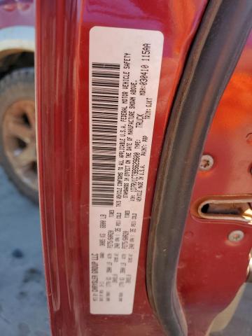 1D7RV1CT9BS629600 - 2011 DODGE RAM 1500 RED photo 12