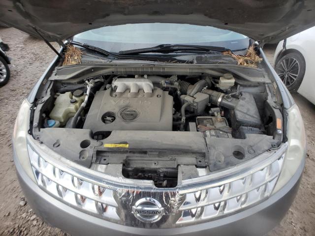 JN8AZ08WX7W665275 - 2007 NISSAN MURANO SL GRAY photo 11