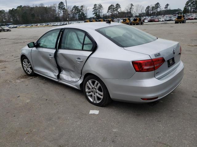 3VW2K7AJ6FM212083 - 2015 VOLKSWAGEN JETTA BASE 银色 照片 2