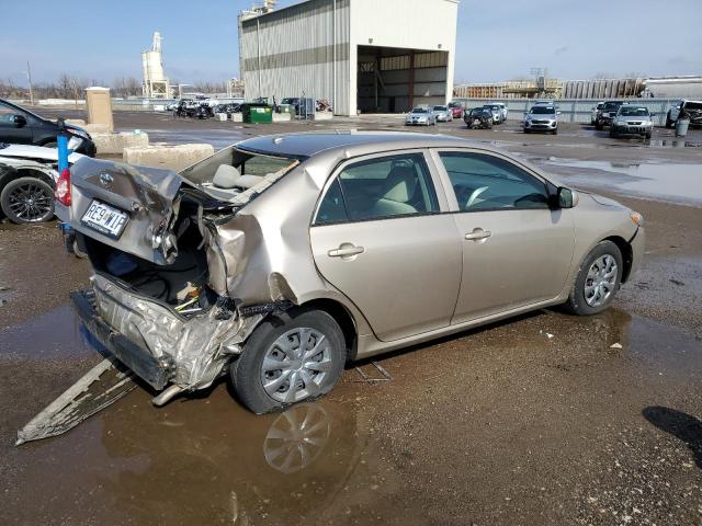 1NXBU40E79Z028377 - 2009 TOYOTA COROLLA BASE BEIGE photo 3