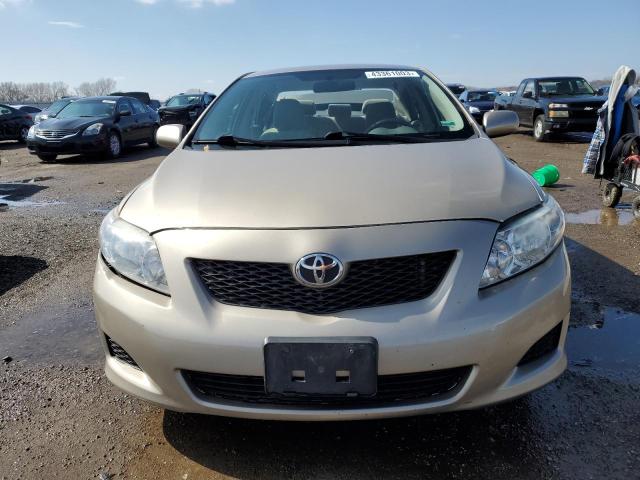 1NXBU40E79Z028377 - 2009 TOYOTA COROLLA BASE BEIGE photo 5
