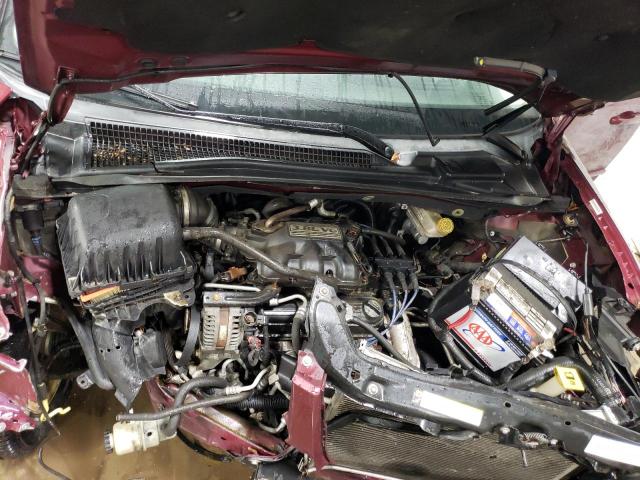 2A8HR54P28R760065 - 2008 CHRYSLER TOWN & COU TOURING BURGUNDY photo 11