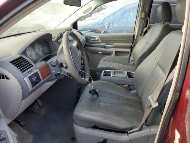 2A8HR54P28R760065 - 2008 CHRYSLER TOWN & COU TOURING BURGUNDY photo 7