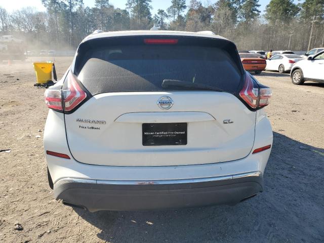 5N1AZ2MG2FN212564 - 2015 NISSAN MURANO S WHITE photo 6