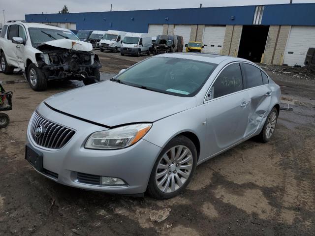 W04GS5EC9B1009294 - 2011 BUICK REGAL CXL SILVER photo 1