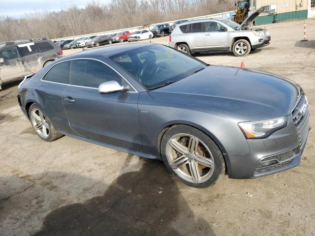 WAUCGAFR9DA001245 - 2013 AUDI S5 PREMIUM PLUS GRAY photo 4